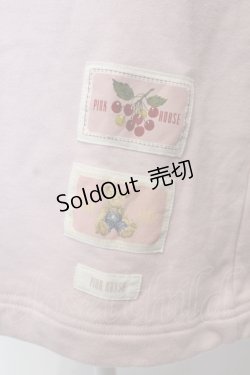 画像2: PINK HOUSE / ロゴプリントフードワンピース  ピンク O-25-04-28-019-LO-OP-OW-OS