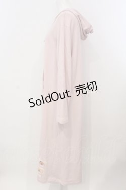 画像3: PINK HOUSE / ロゴプリントフードワンピース  ピンク O-25-04-28-019-LO-OP-OW-OS
