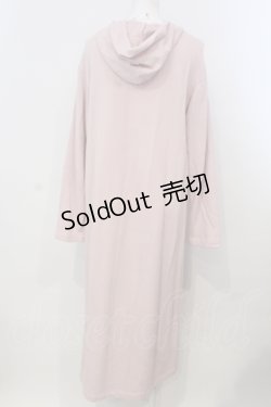 画像4: PINK HOUSE / ロゴプリントフードワンピース  ピンク O-25-04-28-019-LO-OP-OW-OS