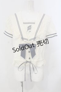 仲夏物語 / 航海日記　トップス L アイボリー O-25-04-28-020-EL-BL-OW-OS