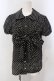 画像1: Jane Marple / フロントリボンドットブラウス M クロ O-25-04-28-022-JM-BL-OW-OS (1)