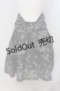 Jane Marple / ジャガードドットスカート M クロ×グレー O-25-04-28-025-JM-SK-OW-OS