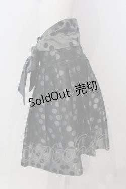 画像2: Jane Marple / ジャガードドットスカート M クロ×グレー O-25-04-28-025-JM-SK-OW-OS