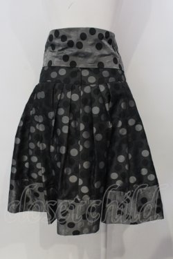 画像3: Jane Marple / ジャガードドットスカート M クロ×グレー O-25-04-28-025-JM-SK-OW-OS