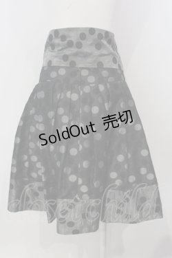 画像3: Jane Marple / ジャガードドットスカート M クロ×グレー O-25-04-28-025-JM-SK-OW-OS