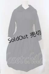 Jane Marple /シャンブレークロスのワンピース　M　ネイビー　O-25-04-29-001-JM-OP-IG-ZT467