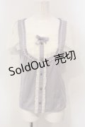 axes femme / 花柄切替プルオーバー  ラベンダー O-25-04-29-025-AX-TO-IG-OS