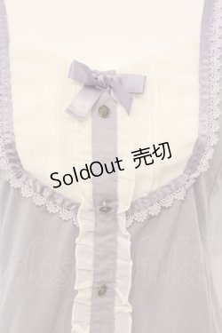 画像2: axes femme / 花柄切替プルオーバー  ラベンダー O-25-04-29-025-AX-TO-IG-OS