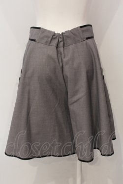 画像3: axes femme / パールレース配色フレアーパンツ  グレー O-25-04-29-027-AX-PA-IG-OS