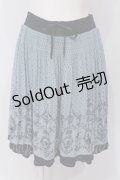 axes femme / アリス柄スカート  ブルー O-25-04-29-029-AX-SK-IG-OS