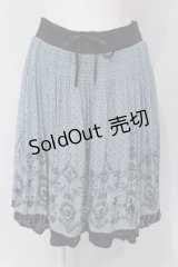 axes femme / アリス柄スカート  ブルー O-25-04-29-029-AX-SK-IG-OS