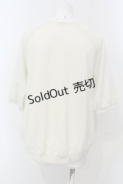 画像3: axes femme / ラメ透かしドットニットトップス  アイボリー O-25-04-29-030-AX-TO-IG-OS