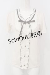 axes femme / ヨークカットトップス  アイボリー O-25-04-29-031-AX-TO-IG-OS