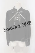 Ank Rouge / チャイナブラウス M クロ O-25-04-29-034-CA-BL-YM-ZY