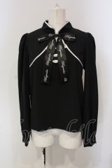 Ank Rouge / チャイナブラウス M クロ O-25-04-29-034-CA-BL-YM-OS