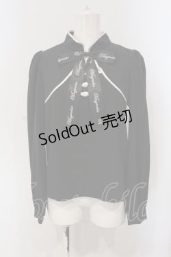 画像1: Ank Rouge / チャイナブラウス M クロ O-25-04-29-034-CA-BL-YM-ZY
