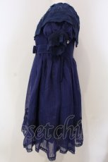 画像3: 【SALE】Angeli Heart（海外ロリィタ / モチーフフラワーワンピース）  ネイビー O-25-04-29-042-PU-OP-IG-ZT312 (3)