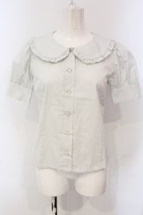 MILK / メイデンブラウス  ライトグレー O-25-04-29-049-ML-BL-IG-OS