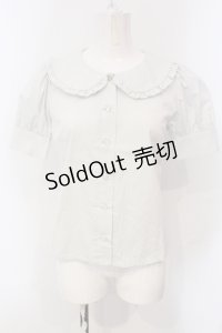 MILK / メイデンブラウス  ライトグレー O-25-04-29-049-ML-BL-IG-OS