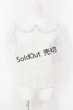 画像1: MILK / メイデンブラウス  ライトグレー O-25-04-29-049-ML-BL-IG-OS