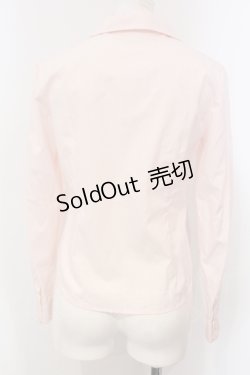 画像4: MILK / 丸襟ロゴ刺繍ブラウス  ピンク O-25-04-29-050-ML-BL-IG-OS