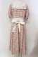 画像4: Maison de FLEUR Petite Robe canon / セーラーカラーギンガムワンピース  サーモン O-25-04-29-051-PU-OP-IG-OS (4)