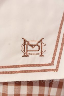 画像5: Maison de FLEUR Petite Robe canon / セーラーカラーギンガムワンピース  サーモン O-25-04-29-051-PU-OP-IG-OS