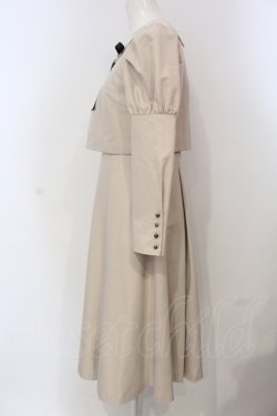 画像2: Maison de FLEUR Petite Robe / クロエが微笑むワンピース S ベージュ O-25-04-29-052-EL-OP-IG-OS