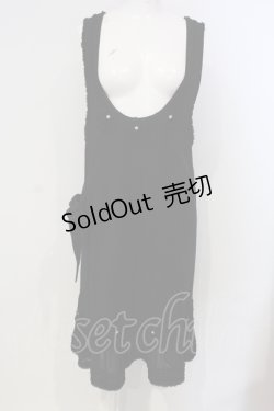 画像1: INGEBORG / ローンフリルモチーフニットワンピース  クロ O-25-04-29-057-LO-OP-IG-OS