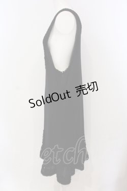 画像3: INGEBORG / ローンフリルモチーフニットワンピース  クロ O-25-04-29-057-LO-OP-IG-OS