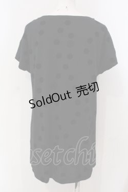 画像4: INGEBORG / ベロアカメリアカットワンピース 9 クロ O-25-04-29-060-LO-OP-IG-OS