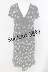 INGEBORG / さくらんぼシフォンワンピース 9 クロ O-25-04-29-063-LO-OP-IG-OS