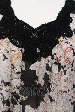 画像2: INGEBORG / フラワーペイズリーチュニック 9 クロ O-25-04-29-064-LO-OP-IG-OS