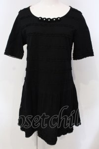 INGEBORG / レースピコフリルカットワピース 3 クロ O-25-04-29-065-LO-OP-IG-OS