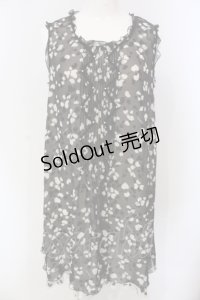 INGEBORG / レオパードシフォンワンピース 9 クロ×シロ O-25-04-29-069-LO-OP-IG-ZI