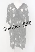 INGEBORG / カメリアリボンはしごレースワンピース 11 クロ O-25-04-29-070-LO-OP-IG-OS