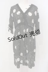 INGEBORG / カメリアリボンはしごレースワンピース 11 クロ O-25-04-29-070-LO-OP-IG-OS