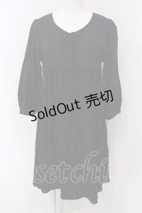 INGEBORG / チュール切り替えチュニック 9 クロ O-25-04-29-071-LO-OP-IG-OS
