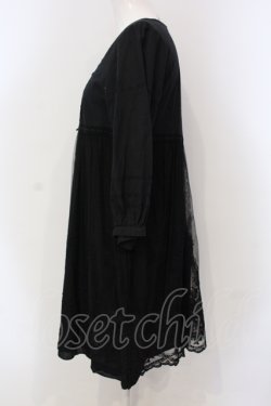 画像4: INGEBORG / チュール切り替えチュニック 9 クロ O-25-04-29-071-LO-OP-IG-OS