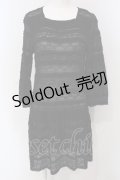 INGEBORG / 総レースチュニック 9 クロ O-25-04-29-073-LO-TO-IG-OS