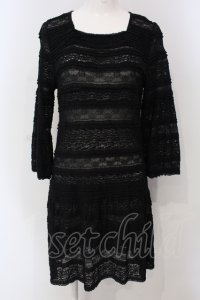 INGEBORG / 総レースチュニック 9 クロ O-25-04-29-073-LO-TO-IG-OS