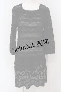INGEBORG / 総レースチュニック 9 クロ O-25-04-29-073-LO-TO-IG-OS