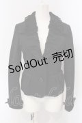 INGEBORG / コサージュ付きレース配色ジャケット 9 クロ O-25-04-29-074-LO-JA-IG-OS