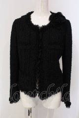 INGEBORG / ラメツイードジャケット 9 クロ O-25-04-29-075-LO-JA-IG-OS