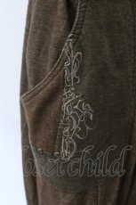 画像2: Ozz Croce / イレギュラーギャザーサルエルパンツ  カーキブラウン O-25-04-29-081-OO-PA-IG-ZI (2)