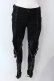 画像1: Ozz Croce / ベルテッドレースアップパンツ  ブラック O-25-04-29-083-OO-PA-IG-OS (1)