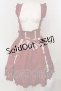 Amavel / Dreamy Ribbon Wrappingフリルスカート F アカ O-25-04-29-008-CA-SK-OW-OS