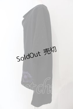 画像2: SEX POT ReVeNGe / クロスビックトップス  ブラック×パープル O-25-04-29-096-SP-TO-IG-OS