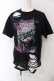 画像1: SEX POT ReVeNGe / ダメージプリントTシャツ M ブラック×パープル O-25-04-29-097-SP-TO-IG-OS (1)