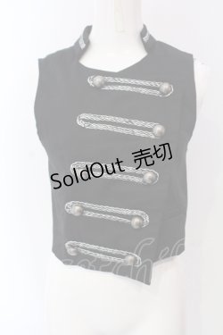 画像1: MURUA / ナポレオンベスト 00 ブラック O-25-04-29-099-PU-TO-IG-ZT184